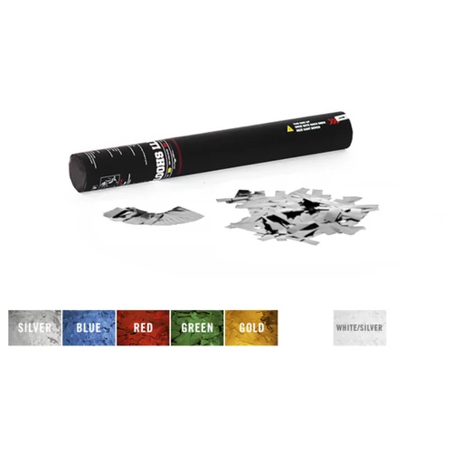 TCM FX Handheld Confetti Cannon 50cm, silver