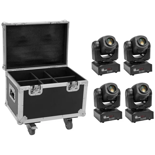 EUROLITE Set 4x LED TMH-S60 Moving-Head-Spot + Case