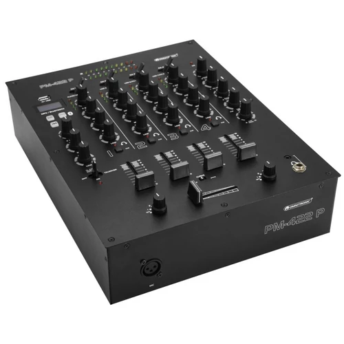 OMNITRONIC - PM-422P 4-Channel DJ Mixer with Bluetooth &amp; USB Player