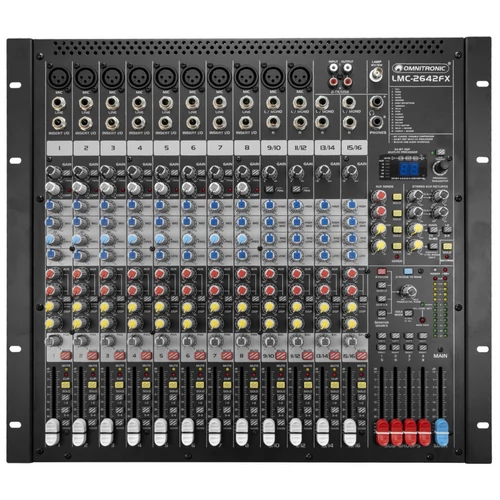 Omnitronic - LRS-2642 USB Mixing console eleje