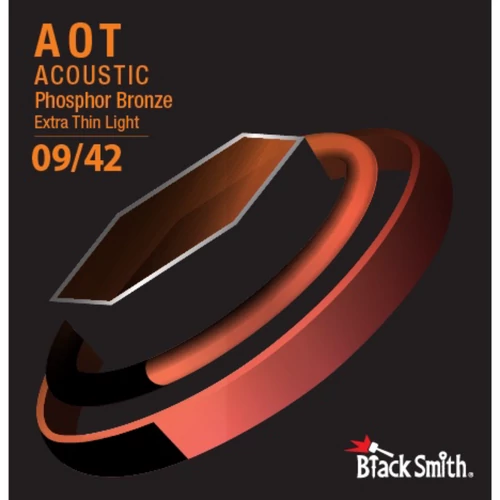 BlackSmith AOT Acoustic Phosphor Bronze, Extra Thin Light 09-42 húr