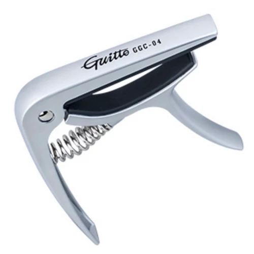 Guitto - GGC-04 Silver klasszikus gitár capo ezüst