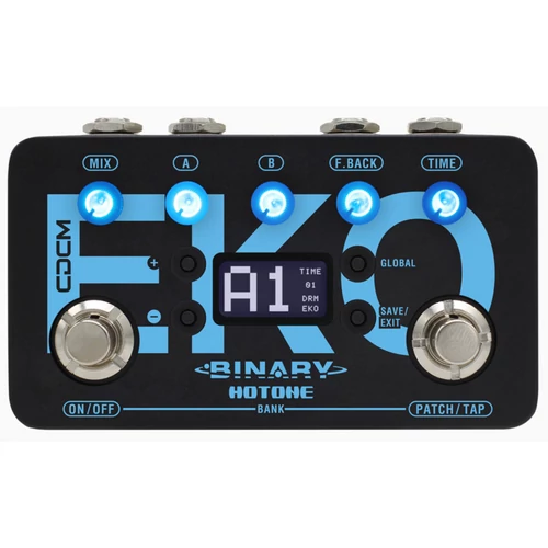 Hotone - HT-BDL-1 Binary Eko, delay effekt modellező pedál