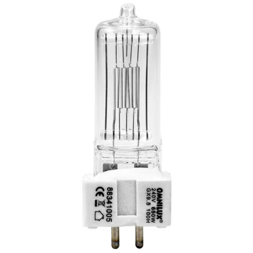 OMNILUX - 240V/650W GX-9.5 750h 3000K izzó