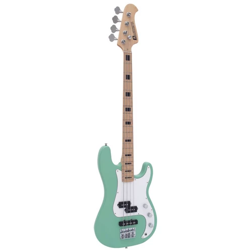Dimavery - PB-550 E-BASS elektromos basszusgitár szörf zöld színben