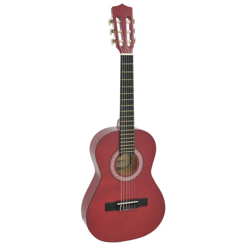 Dimavery - AC-303 1/2-es klasszikus gitár vörös színben