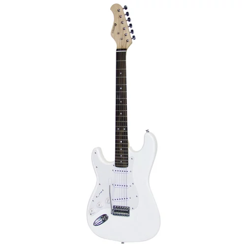 Dimavery - ST-203 Balkezes elektromos gitár fehér