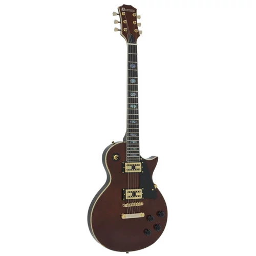 Dimavery - LP 700 elektromos gitár magas fényű méz színben, szemből