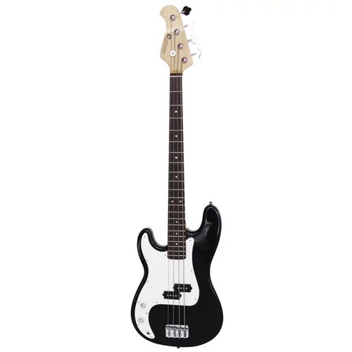 Dimavery - PB-320 E-Bass LH, balkezes fekete, szemből