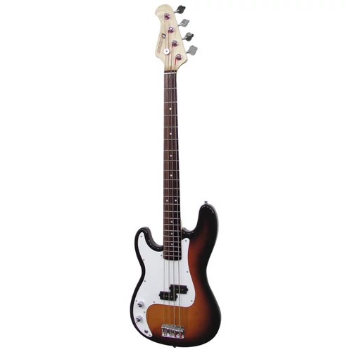 Dimavery - PB-320 E-Bass LH balkezes elektromos basszusgitár sunburst, szemből