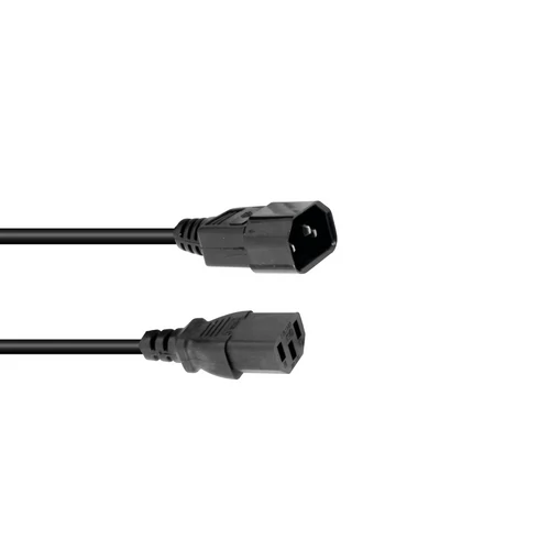 OMNITRONIC - IEC extension 3x1.0 1m bk