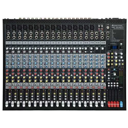 OMNITRONIC LMC-3242FX USB keverő, szemből