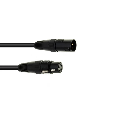 Cobra - XLR papa - XLR mama 3 pólusú DMX Kábel, 1 Méter