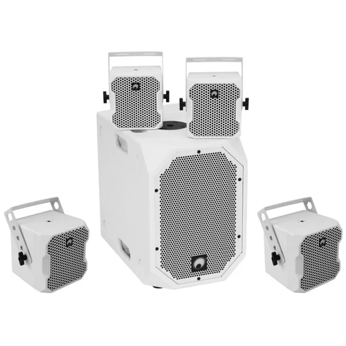 OMNITRONIC Set BOB-10A wh + 4x BOB-4 wh