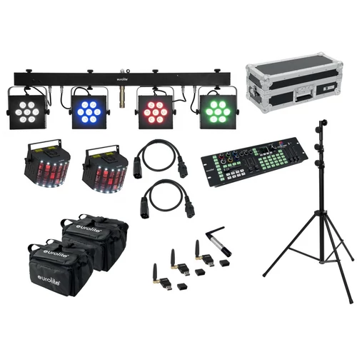EUROLITE Set LED KLS-3002 + Laser Derby Mobile Bundle
