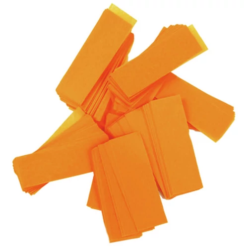 TCM FX Slowfall Confetti rectangular 55x18mm, neon-orange, uv active, 1kg