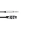 Omnitronic - XLR mama / 6,3mm sztereó Jack 2m bk