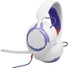 Kép 1/6 - JBL - Quantum 250 Gamer headset, fehér/lila