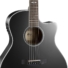 Kép 2/13 - Cort - GA5F-BK Akusztikus gitár elektronikával fekete ajándék félkemény tok