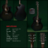 Kép 2/3 - Sigma - GMC-STE-BKB akusztikus gitár elektronikával fekete burst ajándék puhatok