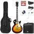 Kép 1/6 - Max - Gigkit 4/4 Elektromos gitár szett (20W erősítő, táska, hangoló, pengetők) – LP Style Sunburst