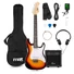 Kép 1/6 - Max - Gigkit Junior 3/4 Elektromos gitár szett (20W erősítő, táska, hangoló, pengetők) – Sunburst