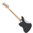 Kép 2/5 - Squier - Affinity Jaguar Bass H Charcoal Frost Metallic 4 húros elektromos basszusgitár
