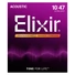 Kép 1/3 - Elixir - Phosphor Bronze NanoWeb 10-47 Extra Light akusztikus húrkészlet