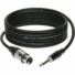 Kép 1/2 - Klotz - XLR-JACK kábel, 5 m – Klotz XLR3F - JACK2 csatlakozók + MY 206 fekete kábel