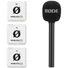 Kép 1/3 - Rode - Wireless ME Dual ultra kompakt két csatornás digitális vezeték nélküli mikrofon rendszer két adóval adókba és vevőbe épített mikrofonnal, fehér, ajándék mikrofonrúddal