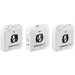 Kép 2/3 - Rode - Wireless ME Dual ultra kompakt két csatornás digitális vezeték nélküli mikrofon rendszer két adóval adókba és vevőbe épített mikrofonnal, fehér, ajándék mikrofonrúddal