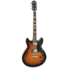 Kép 1/2 - Dimavery - SA-610 Jazz gitár hordtáskával, sunburst színben