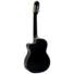 Kép 2/5 - Dimavery - CN-600E Klasszikus gitár elektronikával fekete ajándék puhatok