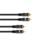 Kép 1/4 - OMNITRONIC - RCA cable 2x2 0.3m