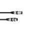 Kép 1/3 - OMNITRONIC - XLR Cable 3pin 0,2m bk