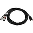 Kép 2/4 - OMNITRONIC - Adaptercable 2xXLR(M)/2xRCA 6m bk