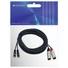 Kép 3/4 - OMNITRONIC - Adaptercable 2xXLR(M)/2xRCA 6m bk