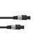 Kép 1/4 - OMNITRONIC Speaker cable Speaker 2x2.5 1.5m bk