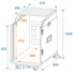 Kép 2/8 - ROADINGER - Special combo case LS5 laptop desk 17 U