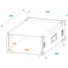 Kép 2/8 - ROADINGER - Amplifier rack PR-2 4U 47cm deep