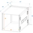 Kép 2/4 - ROADINGER - Amplifier rack PR-2ST 12U 57cm deep