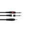 Kép 1/3 - Omnitronic - 3.5 Jack/2xJack 1.5m bk Y-kábel
