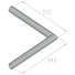 Kép 2/2 - Alutruss - Decolock DQ1-C21 90°
