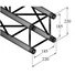 Kép 2/2 - Alutruss - DecoLock DQ4 250 mm