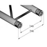 Kép 2/2 - Alutruss - Bilock BQ2 2-Way Cross Beam 500 mm