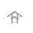 Kép 2/2 - Alutruss - Bilock BQ2-PAL31H 3-Way Corner 90°