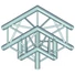 Kép 2/2 - Alutruss - Quadlock QL-ET34 C-30 3-Way Corner 90°