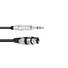Kép 1/4 - Omnitronic - XLR mama / 6,3mm sztereó Jack 2m bk