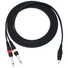 Kép 2/4 - OMNITRONIC Adaptercable 3.5 Jack/2xJack 3m bk