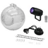Kép 1/8 - EUROLITE - Mirror Ball 30cm with motor + LED PST-5 QCL Spot bk